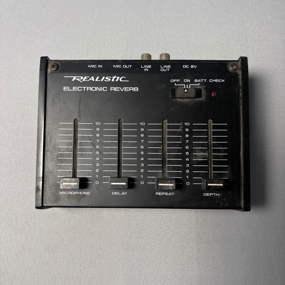 Realistic Electronic Reverb 32-1110A Vintage Analog Echo Effect Box Radio Shack